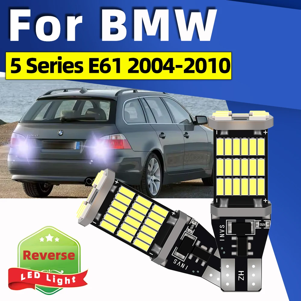 2pcs LED Reverse Lights Backup Lamp T15 W16W 921 912 For BMW 5 Series E61 2004 2005 2006 2007 2008 2009 2010 Canbus Bulbs 6000K
2pcs LED Reverse Lights Backup Lamp T15 W16W 921 912 For BMW 5 Series E61 2004 2005 2006 2007 2008 2009 2010 Canbus Bulbs 6000K