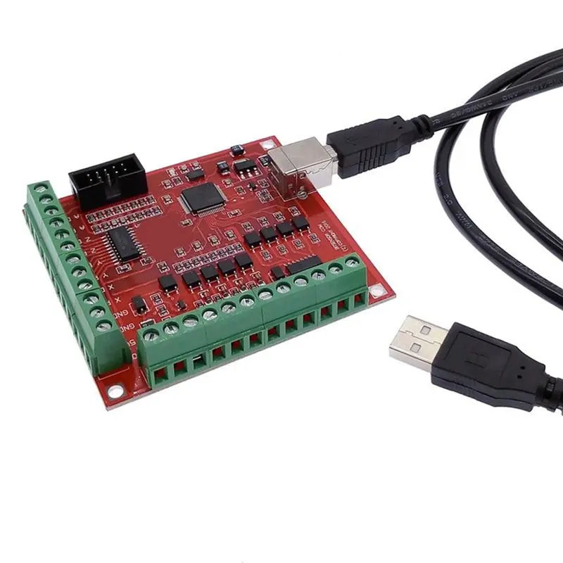 USB-интерфейс ABFS для карты управления движением MACH3, карта для гравировки, включая USB-кабель, для 4-осевого ЧПУ-станка для гравировки, совместим с Mac.
USB-интерфейс ABFS для карты управления движением MACH3, карта для гравировки, включая USB-кабель, для 4-осевого ЧПУ-станка для гравировки, совместим с Mac.