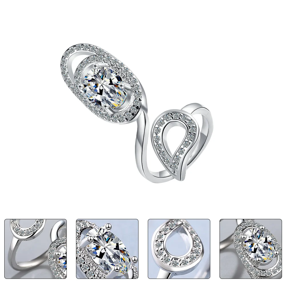 Open Ring Fashion Nail Decorative Women Shape Hand Jewelry Rhinestone Girl Finger Ladies Fingernail Diamond Rings
Open Ring Fashion Nail Decorative Women Shape Hand Jewelry Rhinestone Girl Finger Ladies Fingernail Diamond Rings