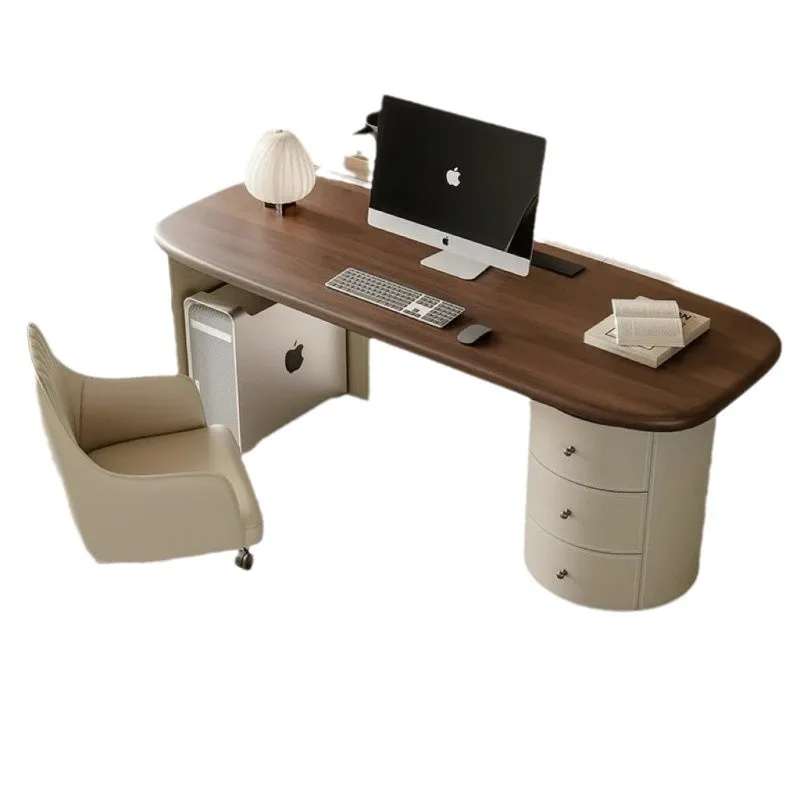 Modern high-end, saddle leather writing desk, light luxury computer desk, wooden simple desk, bedroom study, work desk
Modern high-end, saddle leather writing desk, light luxury computer desk, wooden simple desk, bedroom study, work desk