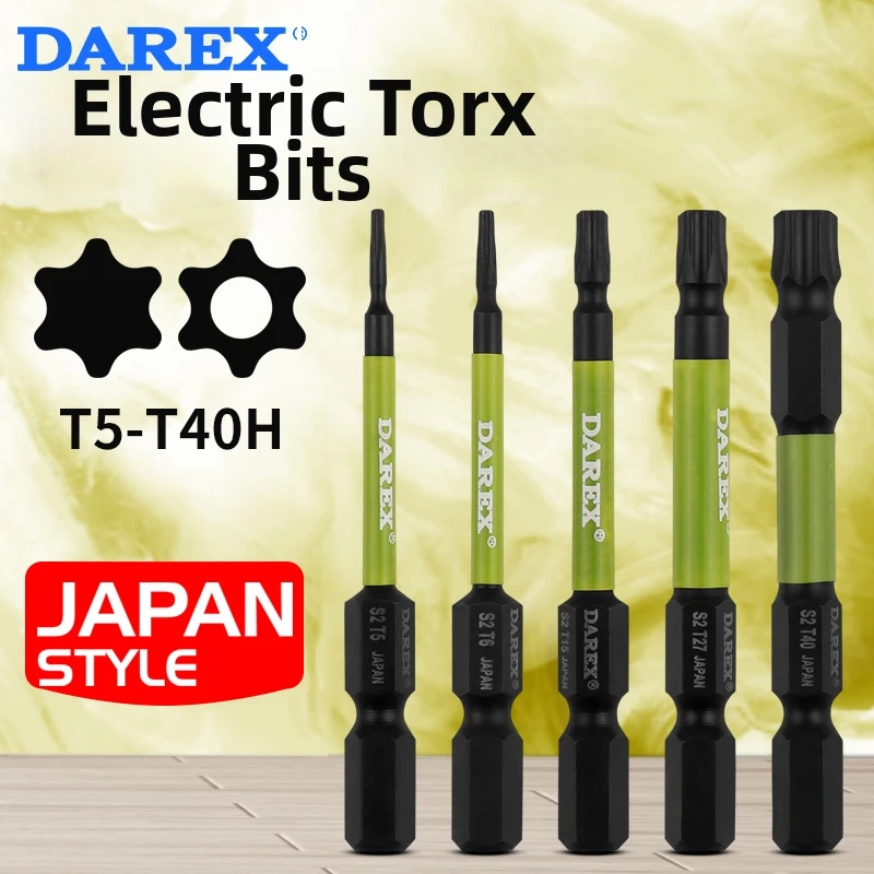 Torx Bit Set for Electric Screwdrivers, Hexagonal Magnetic Bits, High Torque Screwdriver Set with Center Hole, Ultra-Hard Bits
Torx Bit Set for Electric Screwdrivers, Hexagonal Magnetic Bits, High Torque Screwdriver Set with Center Hole, Ultra-Hard Bits