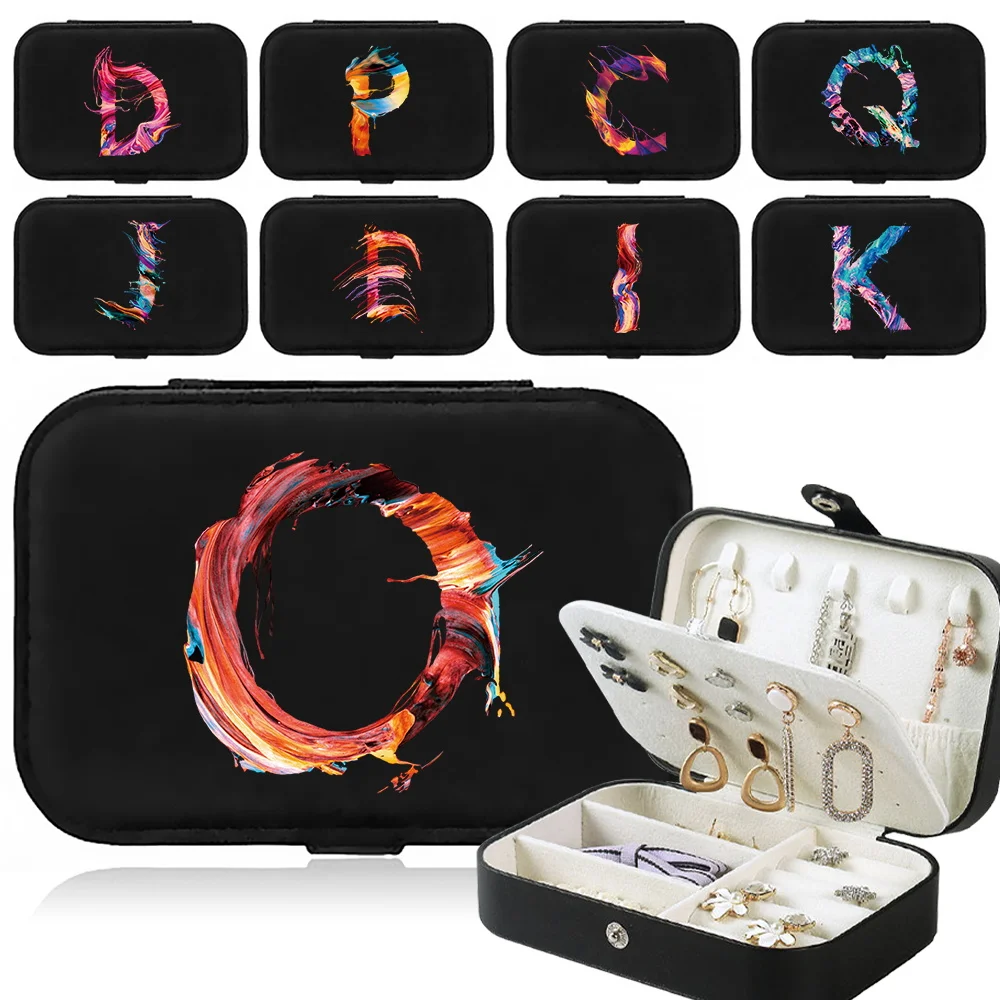 Fashion Boxs Portable Jewelry Storage Box Ladies Paint Letter Pattern Travel Jewelry Box Storage Earrings Necklace Ring Display
Fashion Boxs Portable Jewelry Storage Box Ladies Paint Letter Pattern Travel Jewelry Box Storage Earrings Necklace Ring Display