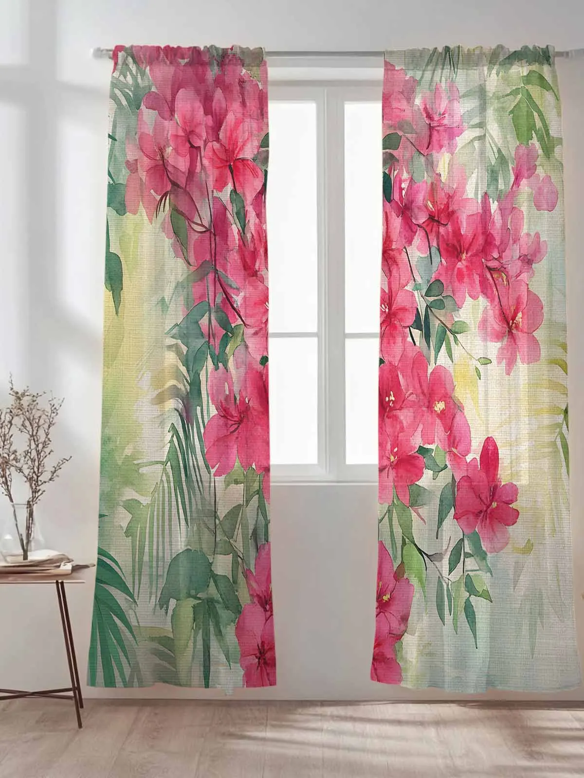 Summer Wildflowers Curtains For Living Room Window Voile Tulle Curtain Cortinas Drapes Home Decor
Summer Wildflowers Curtains For Living Room Window Voile Tulle Curtain Cortinas Drapes Home Decor