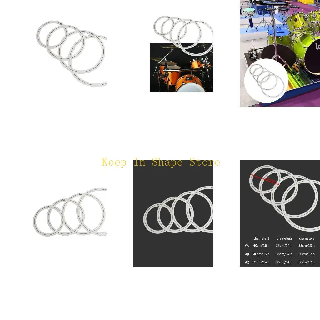 U1JC 4Pcs Drum Muffler Dampening Rings Tone Control Rings Non Slip Silencers Rings
U1JC 4Pcs Drum Muffler Dampening Rings Tone Control Rings Non Slip Silencers Rings
