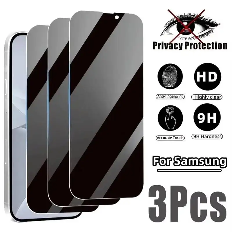 Privacy Temered Glass For Samsung S25 S26 Ultra S23 S21 S20 S24 FE S22 Plus Note 20 Anti-Scratch Anti Spy Screen Protector
Privacy Temered Glass For Samsung S25 S26 Ultra S23 S21 S20 S24 FE S22 Plus Note 20 Anti-Scratch Anti Spy Screen Protector