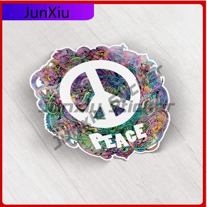 Hippie Style Peace Sign Vinyl Sticker Car Bumper Decal Scratch-proof Accessories Rv Decals And Stickers For Helmet Motorcycle
Hippie Style Peace Sign Vinyl Sticker Car Bumper Decal Scratch-proof Accessories Rv Decals And Stickers For Helmet Motorcycle
