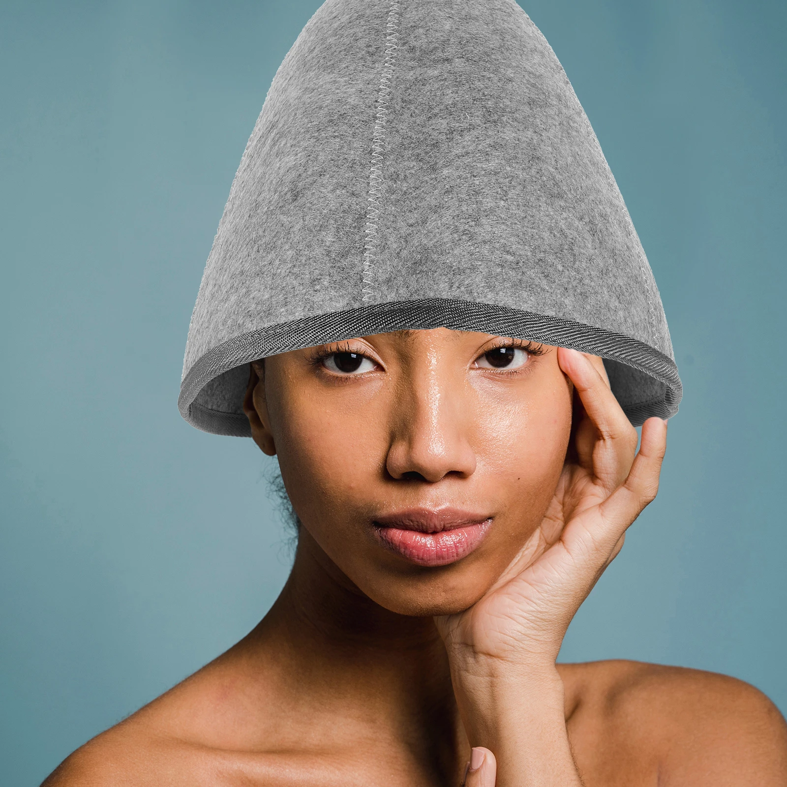 2 pcs Felt Sauna Thick Bathing For Women Men Moisture Absorbing Shower Hat Unisex Design Durable Bath Hat Hanging Hole Easy
2 pcs Felt Sauna Thick Bathing For Women Men Moisture Absorbing Shower Hat Unisex Design Durable Bath Hat Hanging Hole Easy