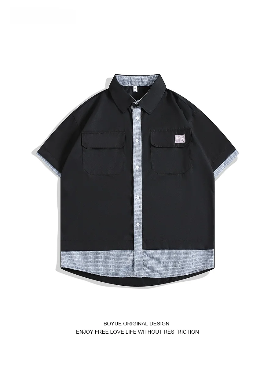 Летний повседневный кардиган BOYUE: молодежный, модный, с эффектом двухслойности, свободного кроя, для подростков, уличный стиль, рабочая одежда
Летний повседневный кардиган BOYUE: молодежный, модный, с эффектом двухслойности, свободного кроя, для подростков, уличный стиль, рабочая одежда