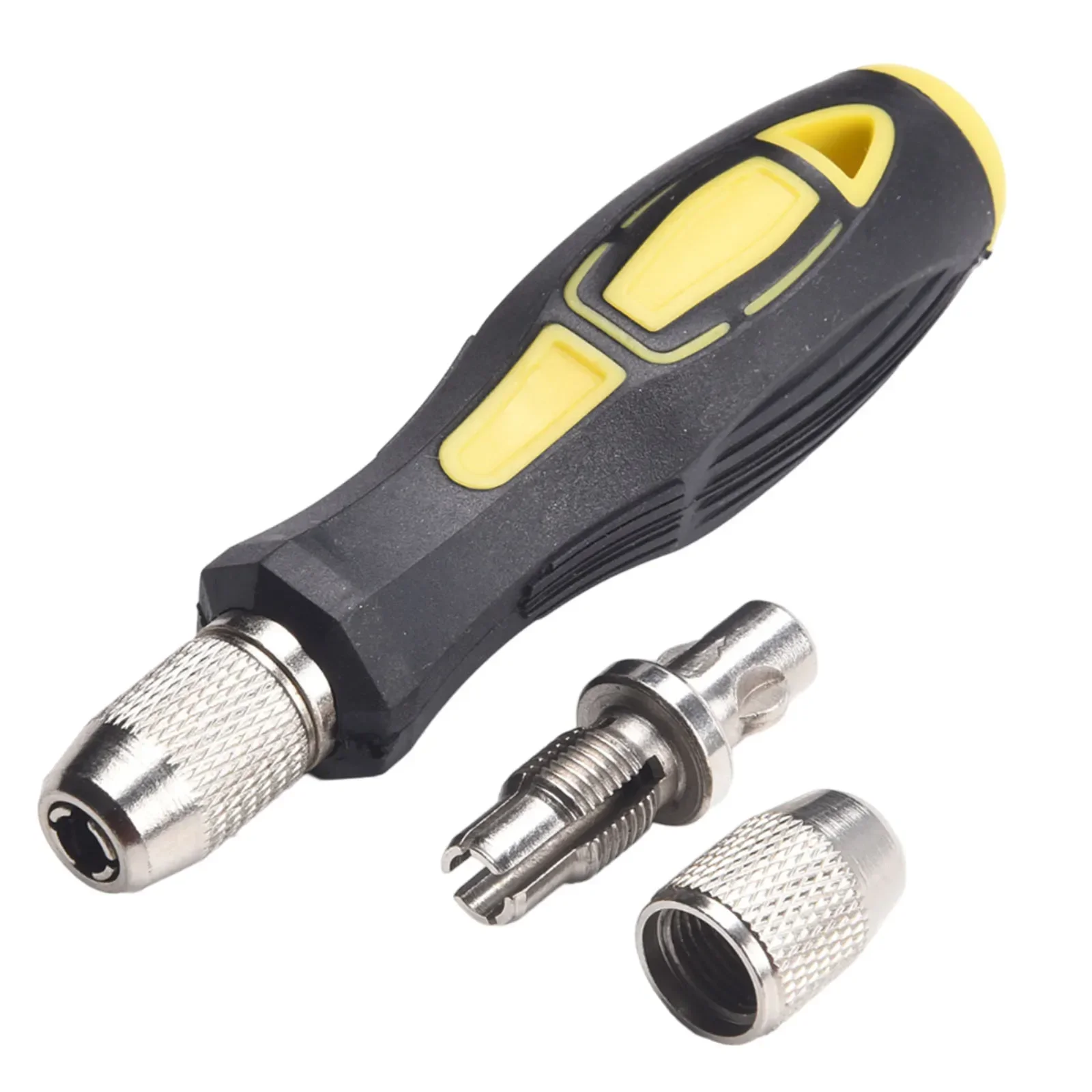 801/802 Handle Chuck Set Round Handle Screwdriver Handle Self-locking Chuck Magnetic Screw Driver Bits Holder
801/802 Handle Chuck Set Round Handle Screwdriver Handle Self-locking Chuck Magnetic Screw Driver Bits Holder