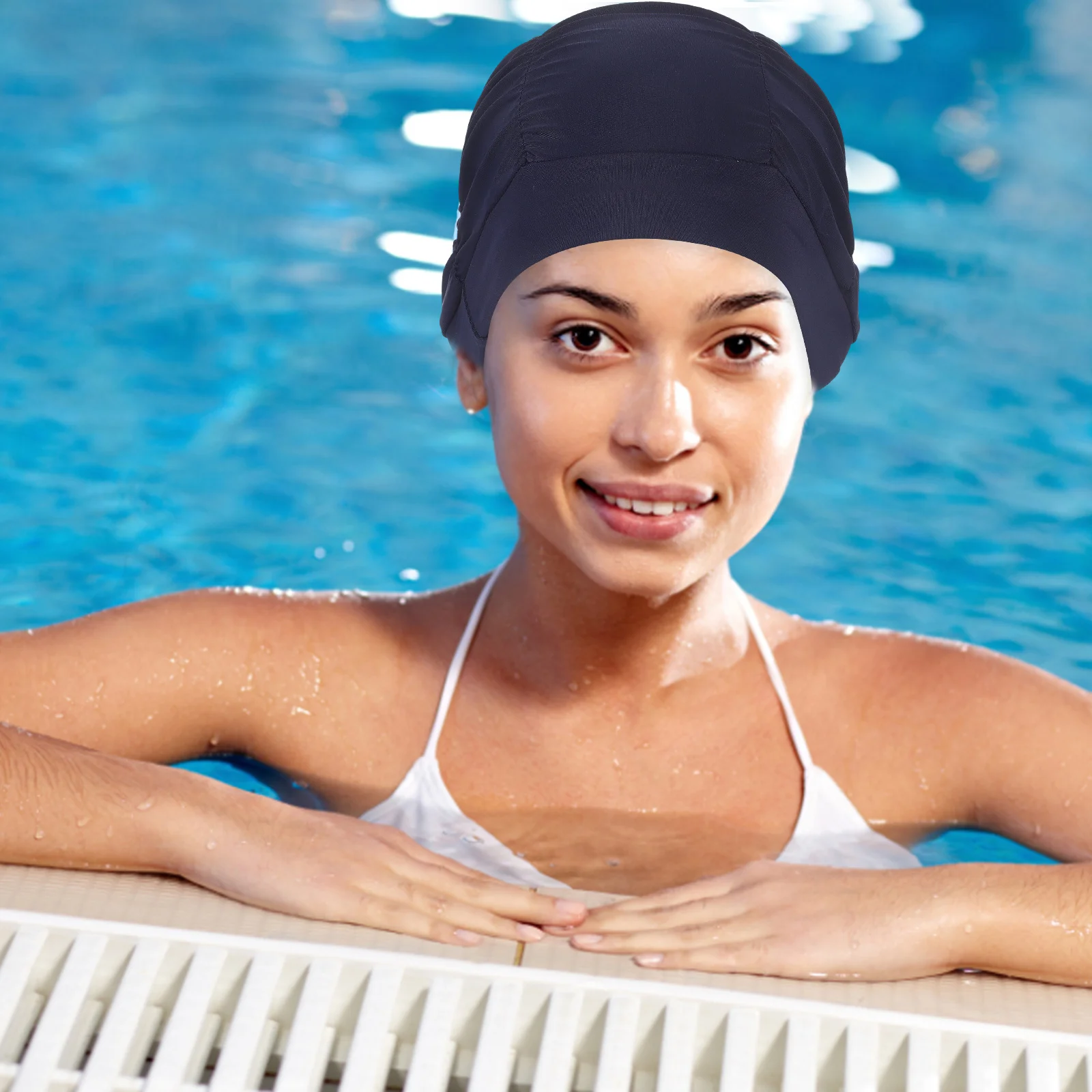 Swim Cap Women Adult Swimming Fabric Fashionable and Versatile Extra Large Navy Nylon for Adults Miss Caps
Swim Cap Women Adult Swimming Fabric Fashionable and Versatile Extra Large Navy Nylon for Adults Miss Caps