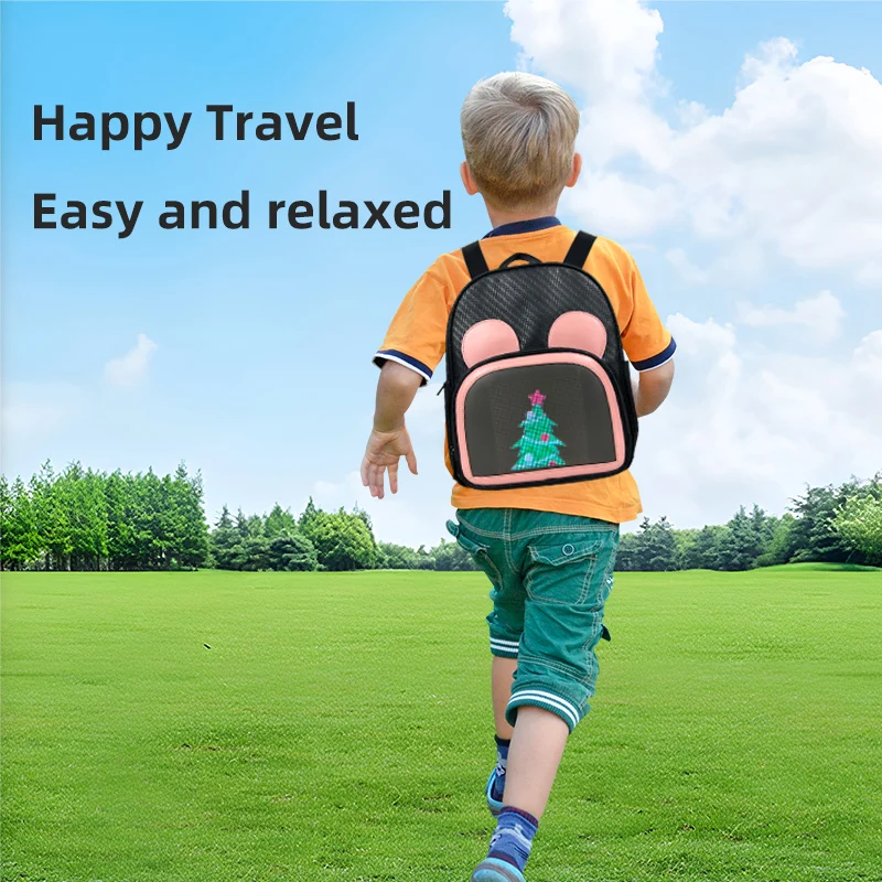 LED Backpack Lady's Children Bag Full Color Screen Programmable Screen Waterproof Backpack App Control Motorcycle OutdoorMochila
LED Backpack Lady's Children Bag Full Color Screen Programmable Screen Waterproof Backpack App Control Motorcycle OutdoorMochila