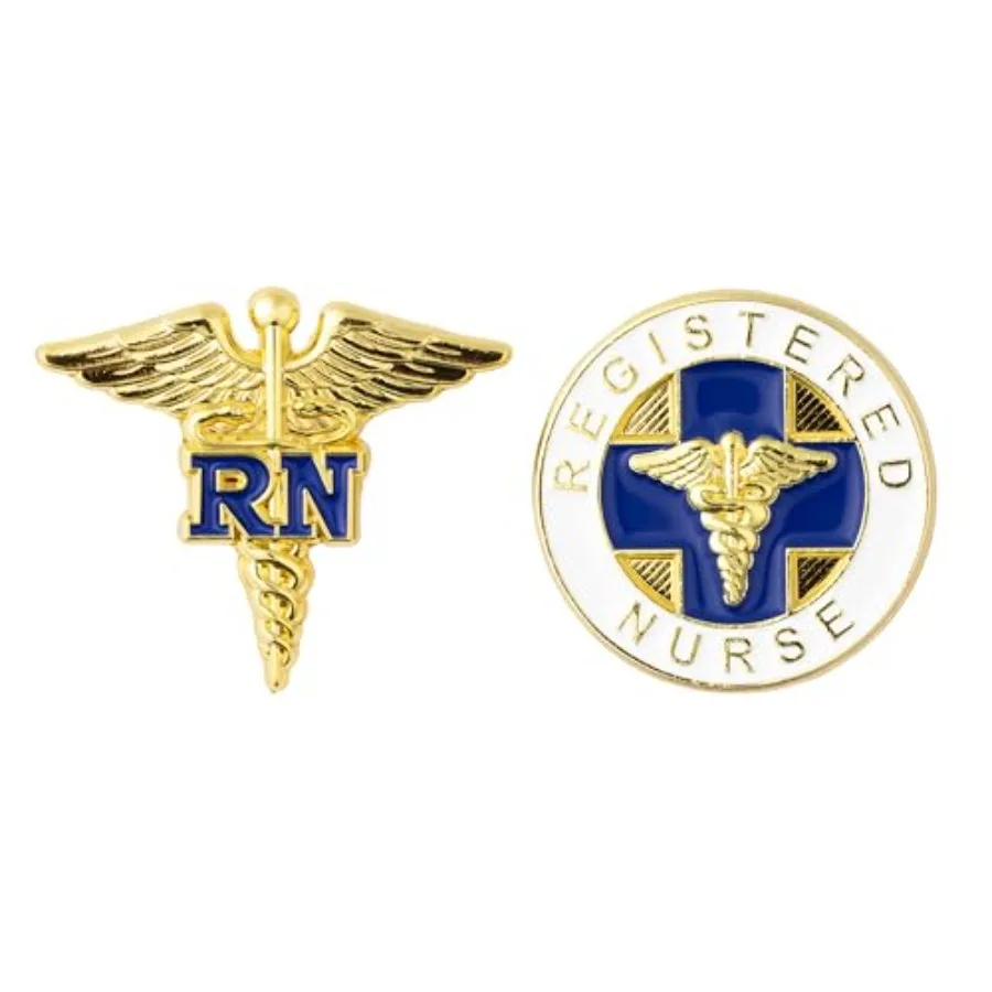 Registered Nurse "RN" Lapel Pin Set
Registered Nurse "RN" Lapel Pin Set