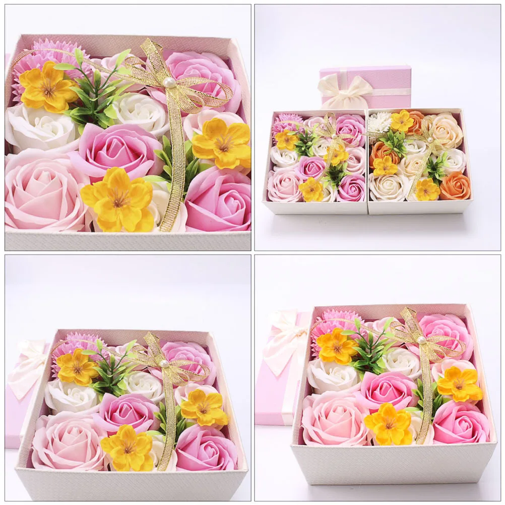 1 pc Square Long-Lasting Soap Romantic Decorative Flower Box Holiday Party Wedding Decoration Gift For Valentine'S Day Mother'S 
1 pc Square Long-Lasting Soap Romantic Decorative Flower Box Holiday Party Wedding Decoration Gift For Valentine'S Day Mother'S