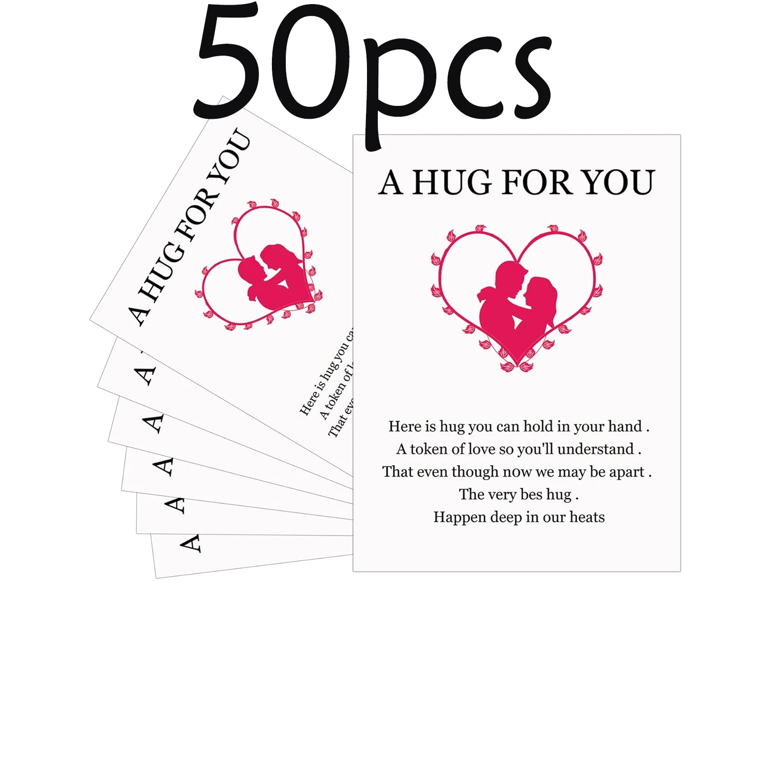 50 Pcs Heart Pocket Hug Gift Card Blank Cardstock Keepsake Gifts Pocket Hug Greeting Card Social Gift Made With Love Exchange
50 Pcs Heart Pocket Hug Gift Card Blank Cardstock Keepsake Gifts Pocket Hug Greeting Card Social Gift Made With Love Exchange