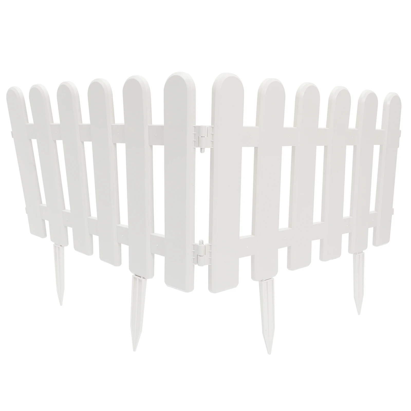 2pcs White Fence 50x30cm Reinforced Round Top Ground Stakes Durable Mini Garden Decorative Landscape Edging Yard Driveway
2pcs White Fence 50x30cm Reinforced Round Top Ground Stakes Durable Mini Garden Decorative Landscape Edging Yard Driveway