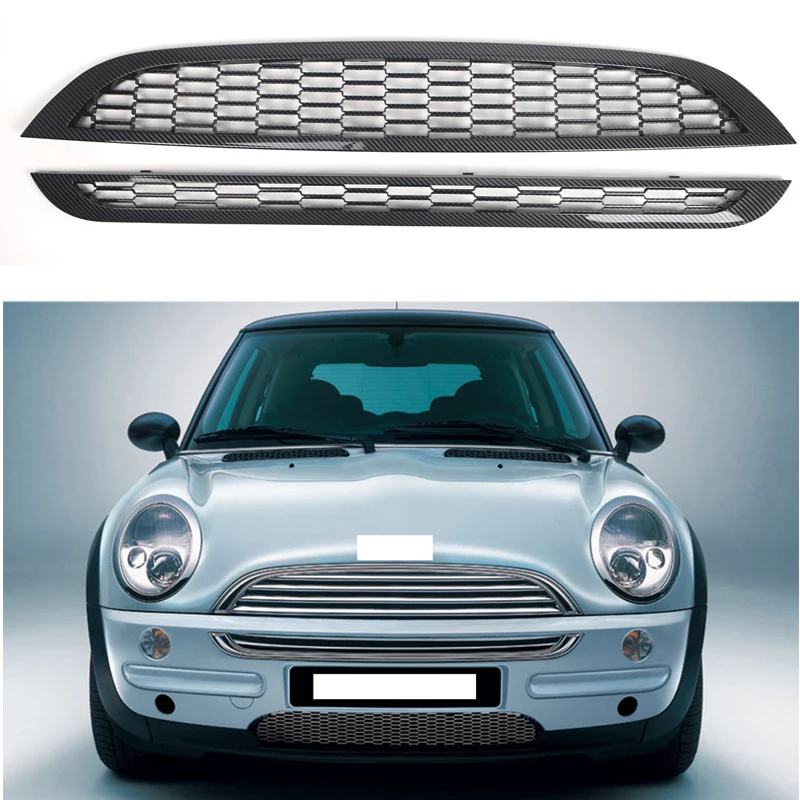 Grill Grille For 2001-2006 Bmw Mini R50 Honeycomb Front Bumper Upper Lower Grilles Racing Grills Car Accessories
Grill Grille For 2001-2006 Bmw Mini R50 Honeycomb Front Bumper Upper Lower Grilles Racing Grills Car Accessories