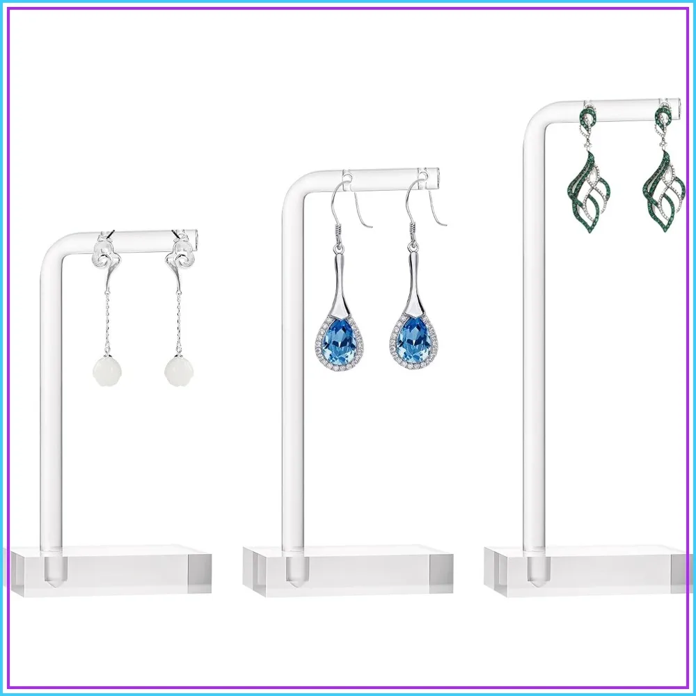 3Pcs Acrylic Earring Holder Clear Jewelry Stand Display Organizer for Earrings
3Pcs Acrylic Earring Holder Clear Jewelry Stand Display Organizer for Earrings