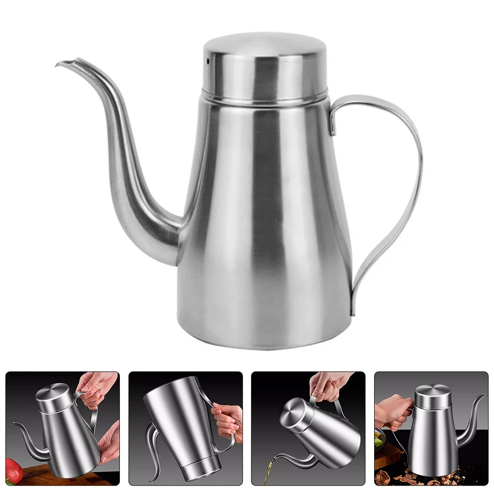 18Oz Stainless Steel Oil Pot Featuring Drip-Free Spout and Integrated Strainer for Clean Oil Storage Kitchen Cooking Essential
18Oz Stainless Steel Oil Pot Featuring Drip-Free Spout and Integrated Strainer for Clean Oil Storage Kitchen Cooking Essential