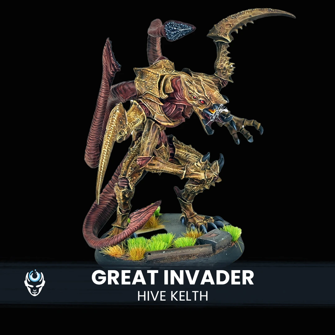 Hive Kelth - The Great Invader Miniature, Figure, Alien Bugs Walker, HD 3D Printed Resin Model, Action Guard Proxy Wargame
Hive Kelth - The Great Invader Miniature, Figure, Alien Bugs Walker, HD 3D Printed Resin Model, Action Guard Proxy Wargame