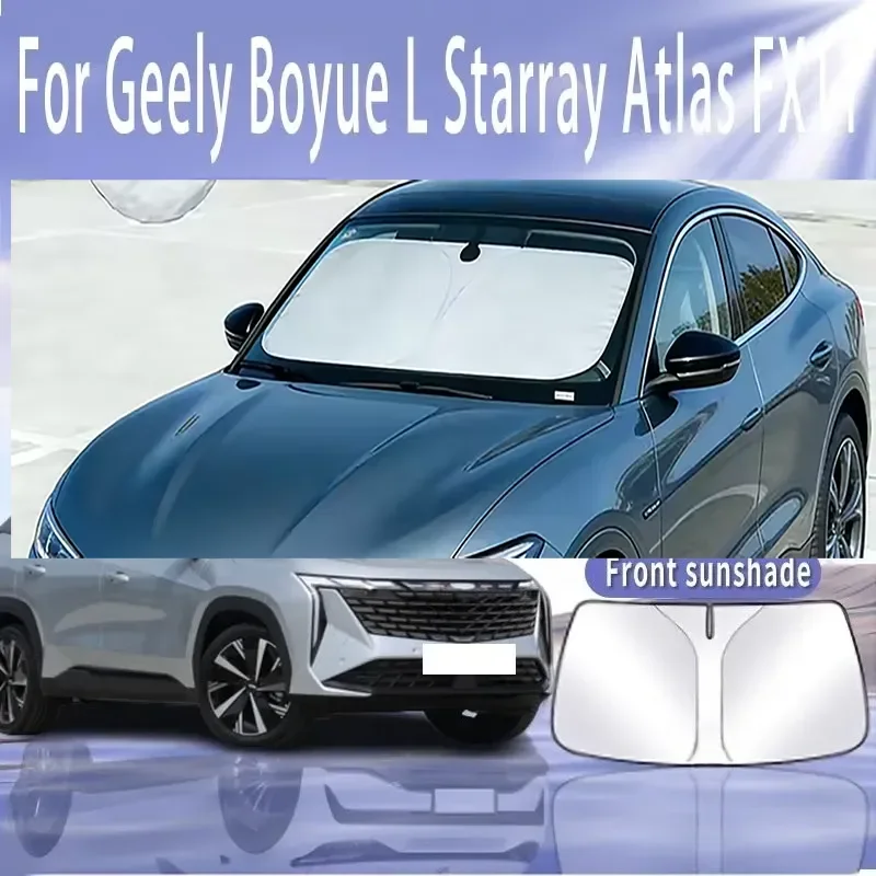 For Geely Boyue L Starray Atlas FX11 2022~2025 Car Sun Visor Front Windshield Sunshade Heat Insulation Cooling Auto Accessories
For Geely Boyue L Starray Atlas FX11 2022~2025 Car Sun Visor Front Windshield Sunshade Heat Insulation Cooling Auto Accessories
