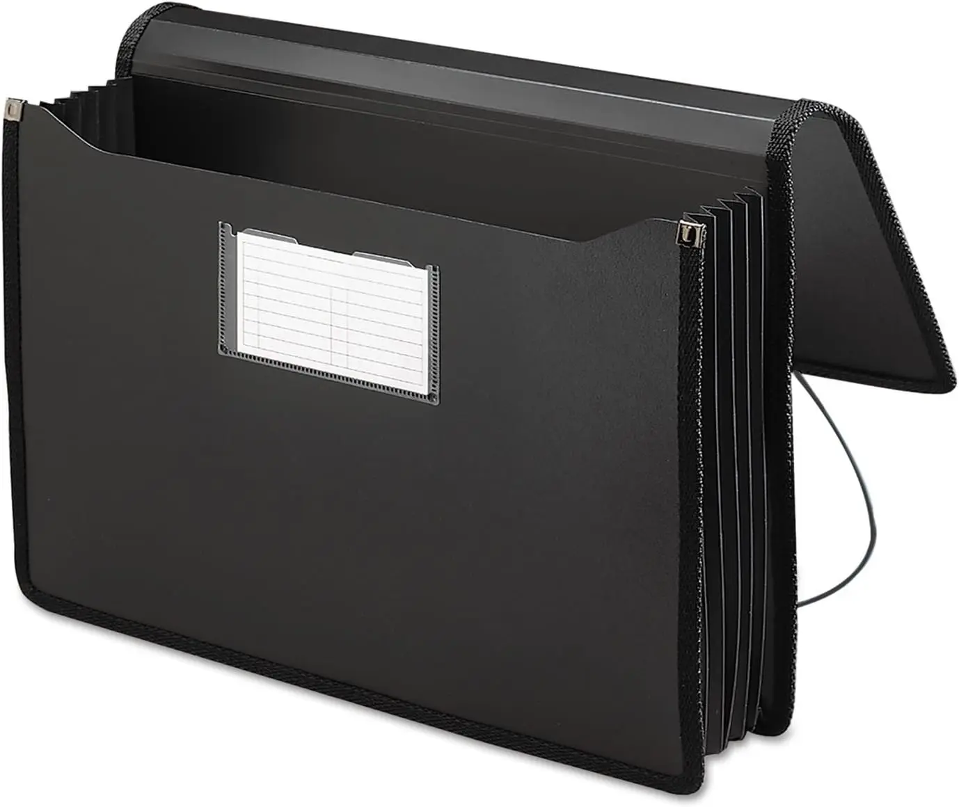 Legal Size Accordion File Organizer, 5.25" Expansion, Black, Durable Poly Wallet for Office & Home
Legal Size Accordion File Organizer, 5.25" Expansion, Black, Durable Poly Wallet for Office & Home