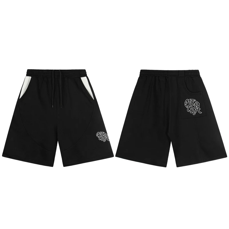 Мужские шорты Mertra, спортивные штаны, новые модные свободные повседневные короткие брюки с эластичной резинкой на талии контрастного цвета и вышитым логотипом 
Мужские шорты Mertra, спортивные штаны, новые модные свободные повседневные короткие брюки с эластичной резинкой на талии контрастного цвета и вышитым логотипом