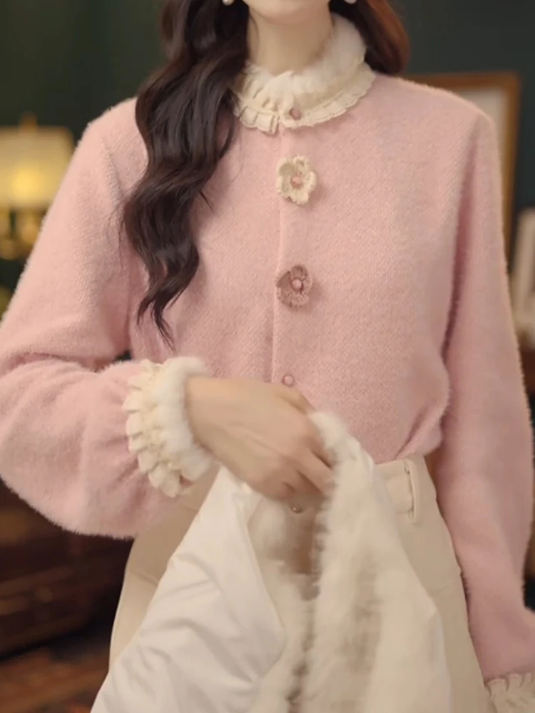 Women's Casual Style Long Sleeve Knitted Sweater Stand Collar Single Button Loose Fit Slimming Winter Fashion Top
Women's Casual Style Long Sleeve Knitted Sweater Stand Collar Single Button Loose Fit Slimming Winter Fashion Top