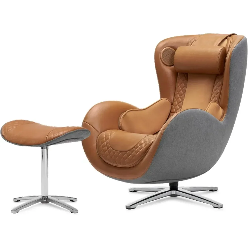 Heated Classic Massage Chair Full Body and Spot Massaging Recliner with Ottoman, Portable Shiatsu Body Massager Chair (Leather)
Heated Classic Massage Chair Full Body and Spot Massaging Recliner with Ottoman, Portable Shiatsu Body Massager Chair (Leather)