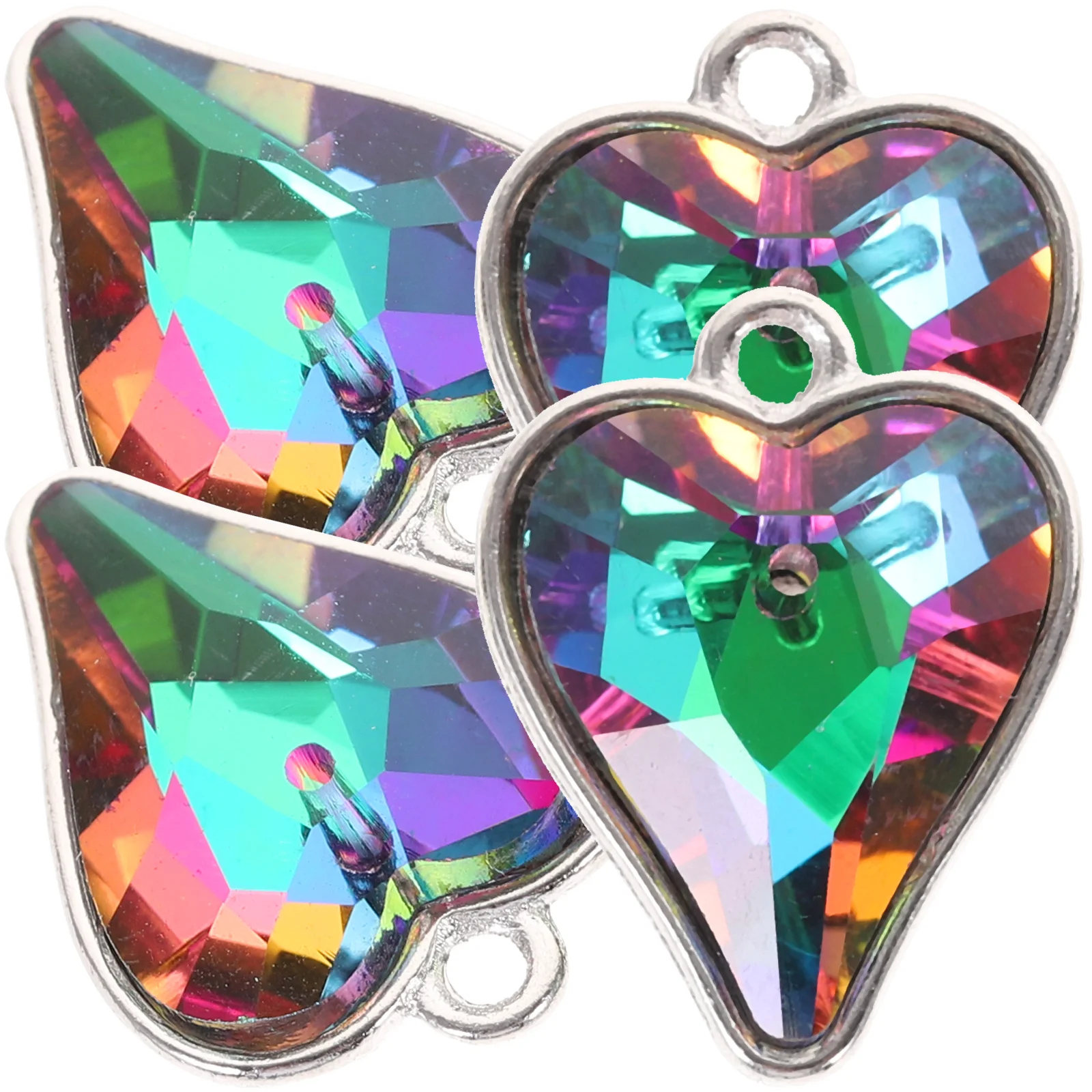 4 Pcs Heart Shaped Alloy Pendant Necklace Making Supplies Decorative Accessories for Diy Jewelry Crafting Materials
4 Pcs Heart Shaped Alloy Pendant Necklace Making Supplies Decorative Accessories for Diy Jewelry Crafting Materials