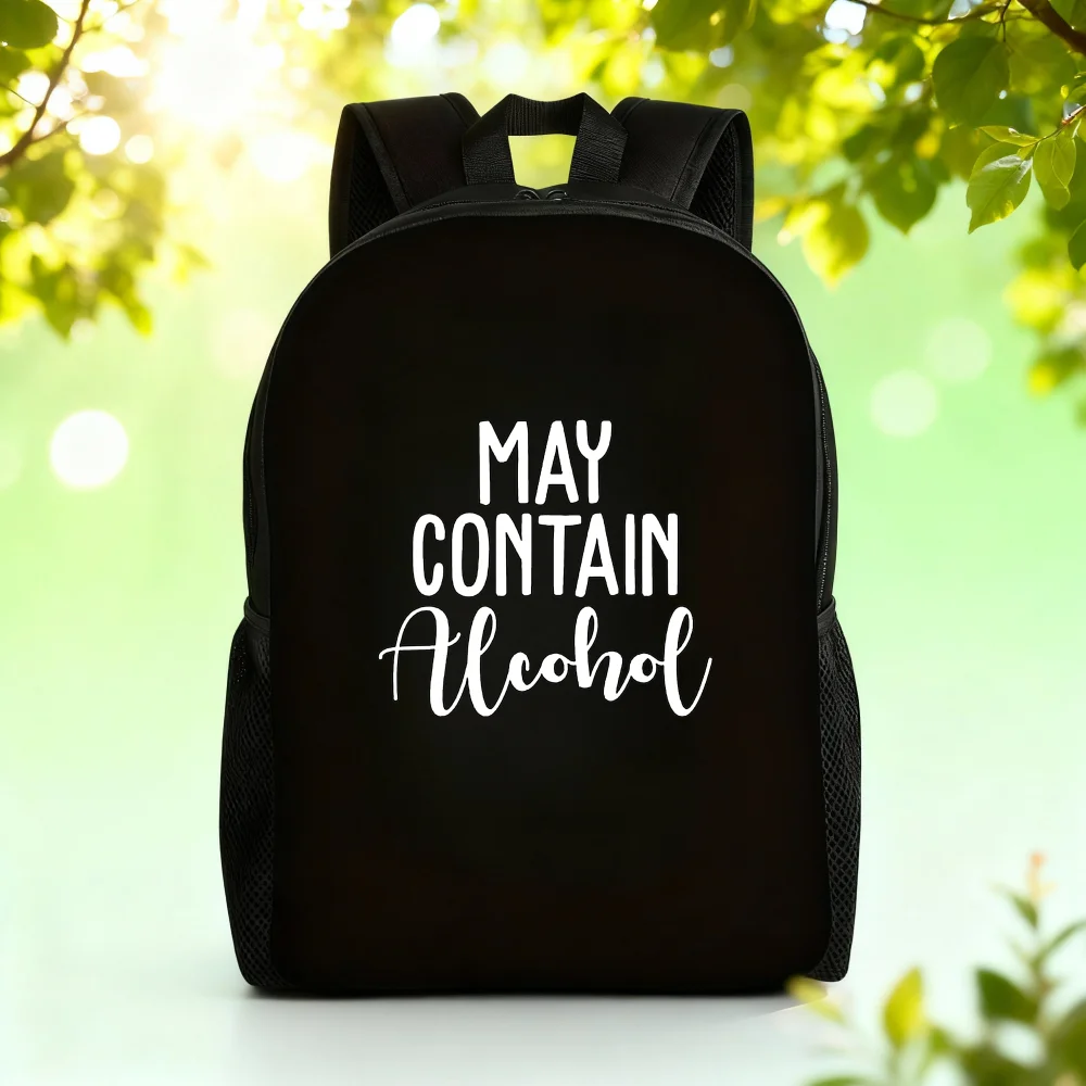 Women's preppy backpack May contain alcohol Large capacity photography backpack Comfortable and stylish for school, travel
Women's preppy backpack May contain alcohol Large capacity photography backpack Comfortable and stylish for school, travel