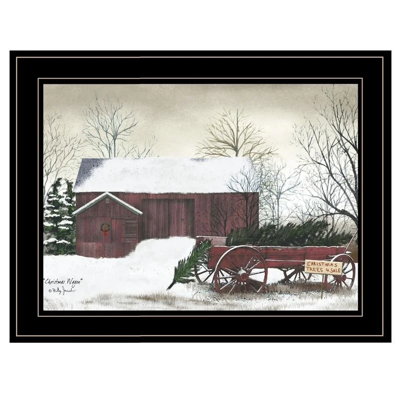 Christmas Wagon Framed Print Black Frame Ready to Hang
Christmas Wagon Framed Print Black Frame Ready to Hang