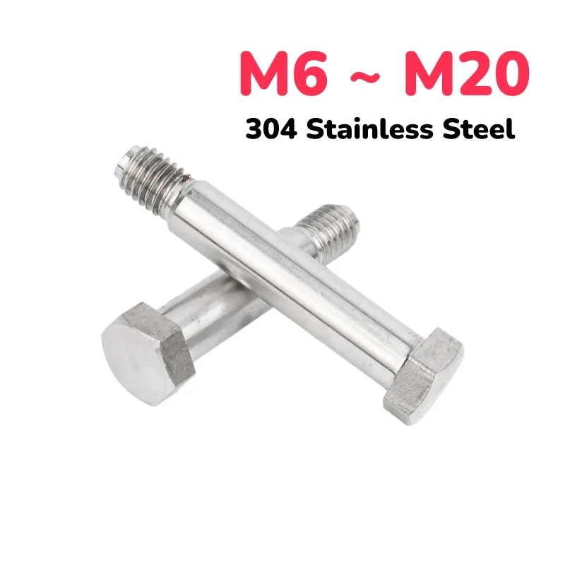304 Stainless Steel M6 ~ M20 Outer Hexagon Shoulder Screws Metric Articulated hole positioning screw Bolt
304 Stainless Steel M6 ~ M20 Outer Hexagon Shoulder Screws Metric Articulated hole positioning screw Bolt