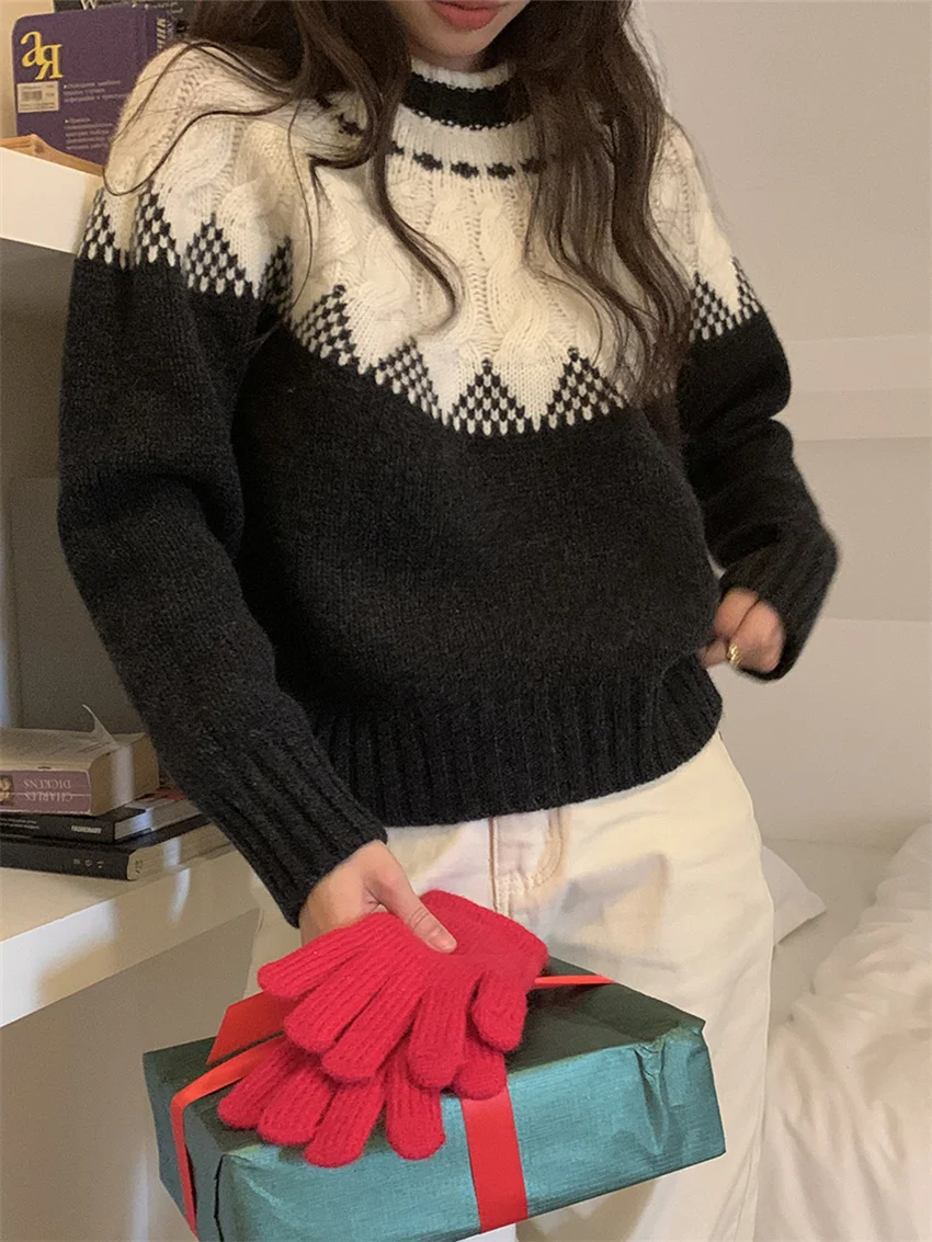 Alien Kitty Christmas Winter Pullovers Chic Sweaters Women Daily New Casual All Match Knitted Sweet New Years Daily Warm Thicken
Alien Kitty Christmas Winter Pullovers Chic Sweaters Women Daily New Casual All Match Knitted Sweet New Years Daily Warm Thicken