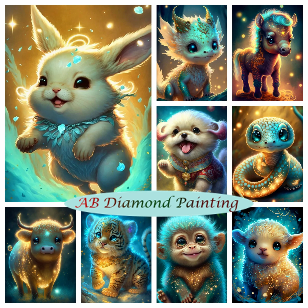 Cute Dragon 5D AB Diamond Painting Mosaic Embroidery Cartoon Animal Chinese Zodiac Cross Stitch Kits Art Home Decor Kids Gift
Cute Dragon 5D AB Diamond Painting Mosaic Embroidery Cartoon Animal Chinese Zodiac Cross Stitch Kits Art Home Decor Kids Gift