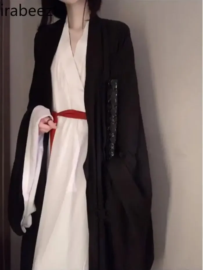 Hot Sale Wuxia Style Spot Genuine Wei Jin Dynasty Style Wide Sleeve Thin Dominating Set Fairy Dress Fashion Chinese Hanfu
Hot Sale Wuxia Style Spot Genuine Wei Jin Dynasty Style Wide Sleeve Thin Dominating Set Fairy Dress Fashion Chinese Hanfu