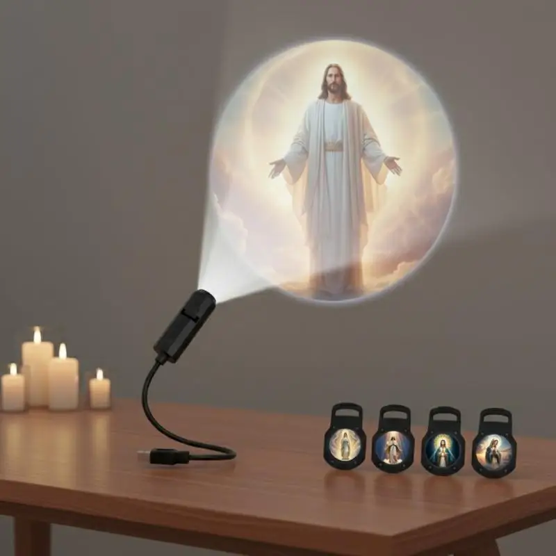 Twelve Pattern USB Religious Theme Projection Lamp Adjustable Night Light for Kids Bedroom Decor
Twelve Pattern USB Religious Theme Projection Lamp Adjustable Night Light for Kids Bedroom Decor