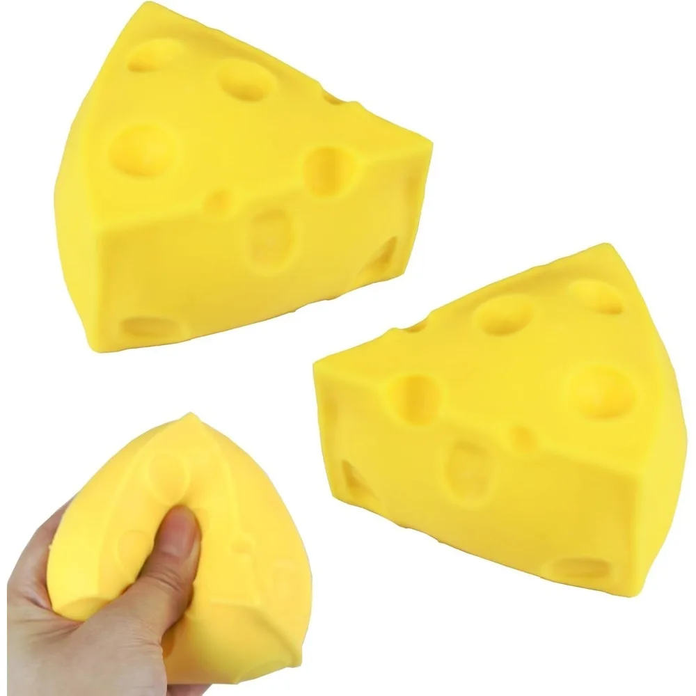 Cheese Squishy Stress Ball - Soft Fidget Sensory Toy for ADHD Autism, Slow Rebound Squeeze Toy for Adults Kids, Christmas Gift
Cheese Squishy Stress Ball - Soft Fidget Sensory Toy for ADHD Autism, Slow Rebound Squeeze Toy for Adults Kids, Christmas Gift