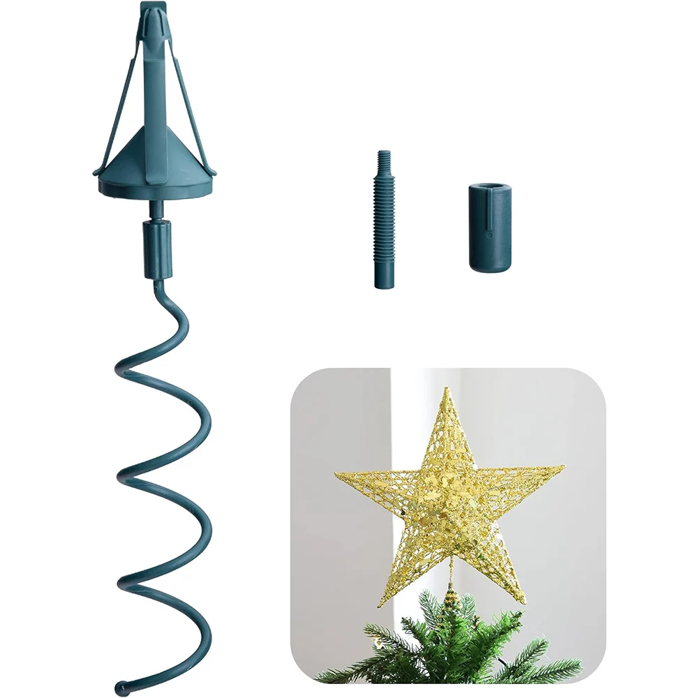 Christmas Tree Topper Holder Twist-on Holiday Universal Tree Topper Stabilizer Fits Base Stabilize Seasonal Treetop Ornaments
Christmas Tree Topper Holder Twist-on Holiday Universal Tree Topper Stabilizer Fits Base Stabilize Seasonal Treetop Ornaments