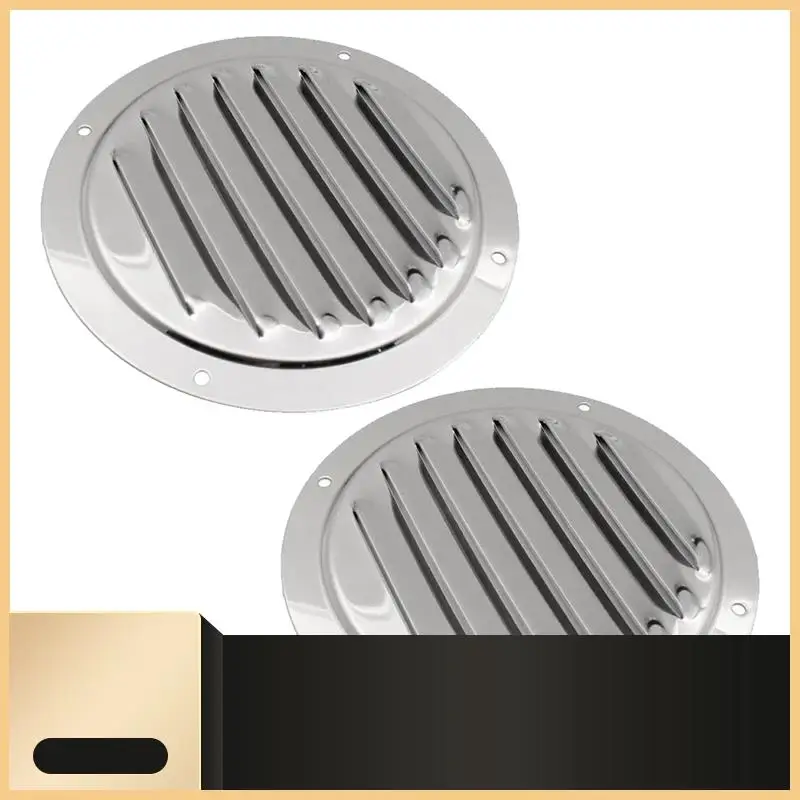 2Piece 5Inch Round Louvered Air Vent 316 Stainless Steel Air Vent Marine Boat Vent Cover Silver-N30R
2Piece 5Inch Round Louvered Air Vent 316 Stainless Steel Air Vent Marine Boat Vent Cover Silver-N30R