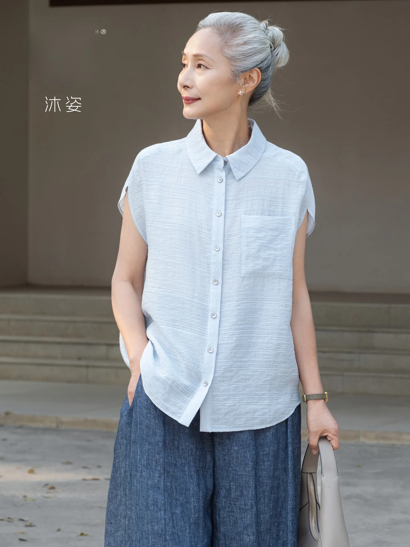 Muzhi Mom Summer Young Short Sleeve T-Shirt Midlife Women's Fashionable Shirt Middleaged New Style Casual Loose Fit round Hem
Muzhi Mom Summer Young Short Sleeve T-Shirt Midlife Women's Fashionable Shirt Middleaged New Style Casual Loose Fit round Hem