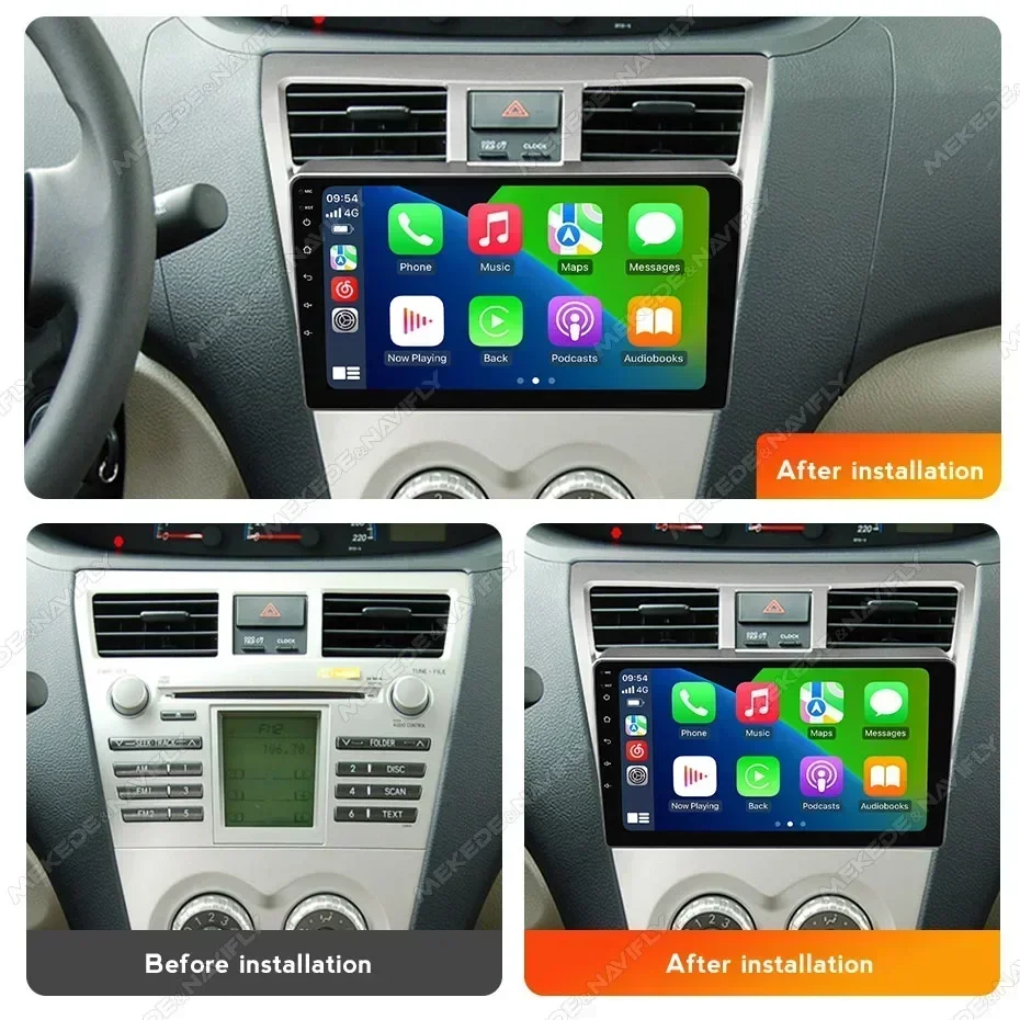 Беспроводное автомобильное радио с CarPlay и Android Auto для Toyota VIOS Yaris 2007-2012, видеоплеер, мультимедийная система, GPS, стерео, Bluetooth, Wi-Fi
Беспроводное автомобильное радио с CarPlay и Android Auto для Toyota VIOS Yaris 2007-2012, видеоплеер, мультимедийная система, GPS, стерео, Bluetooth, Wi-Fi