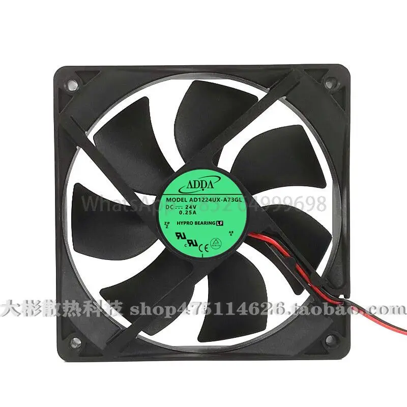 Original AD1224UX-A73GL 12025 24V 0.25A 12CM ABB Inverter Gale Volume Cooling Fan
Original AD1224UX-A73GL 12025 24V 0.25A 12CM ABB Inverter Gale Volume Cooling Fan