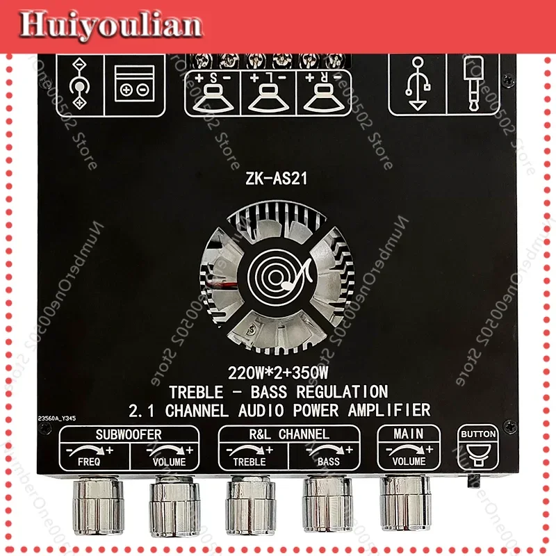 AS21 2.1 channel TPA3255 Bluetooth digital power amplifier board module tone subwoofer 220W * 2 + 350W -011
AS21 2.1 channel TPA3255 Bluetooth digital power amplifier board module tone subwoofer 220W * 2 + 350W -011
