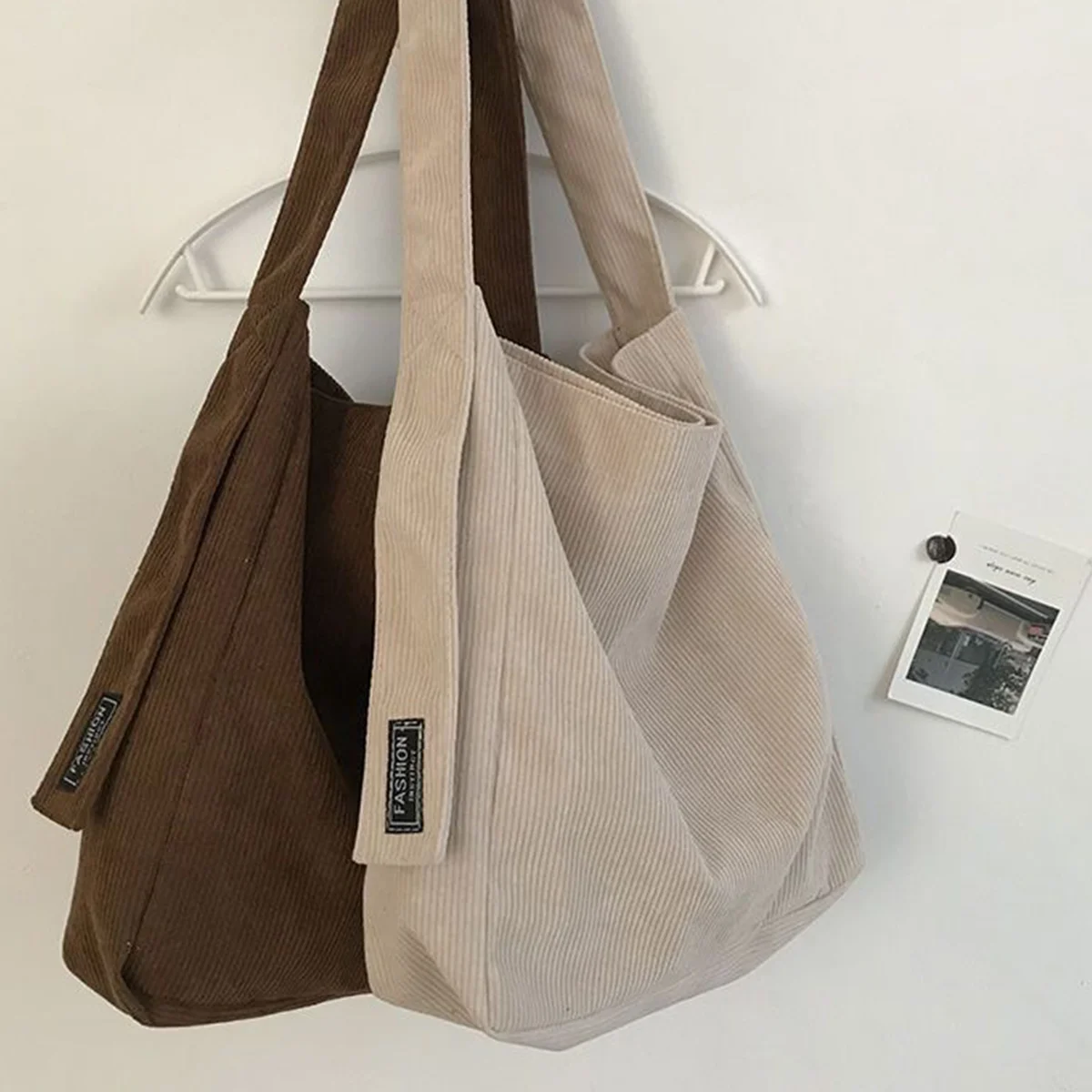 Fashion Women Corduroy Shoulder Bags Soft Handbags Tote Bags Girls Students Large Capacity Bags
Fashion Women Corduroy Shoulder Bags Soft Handbags Tote Bags Girls Students Large Capacity Bags
