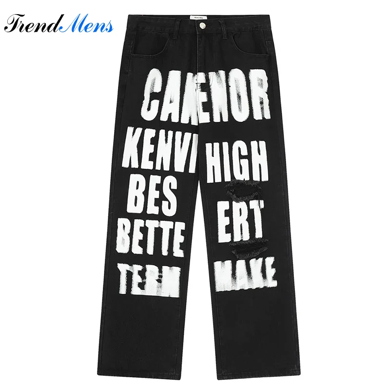 Y2k Jeans for Men Casual Baggy Pants Straight-leg Print Letter Pantalon Homme Streetwear Ropa Hombre Trousers Youthful Vitality
Y2k Jeans for Men Casual Baggy Pants Straight-leg Print Letter Pantalon Homme Streetwear Ropa Hombre Trousers Youthful Vitality
