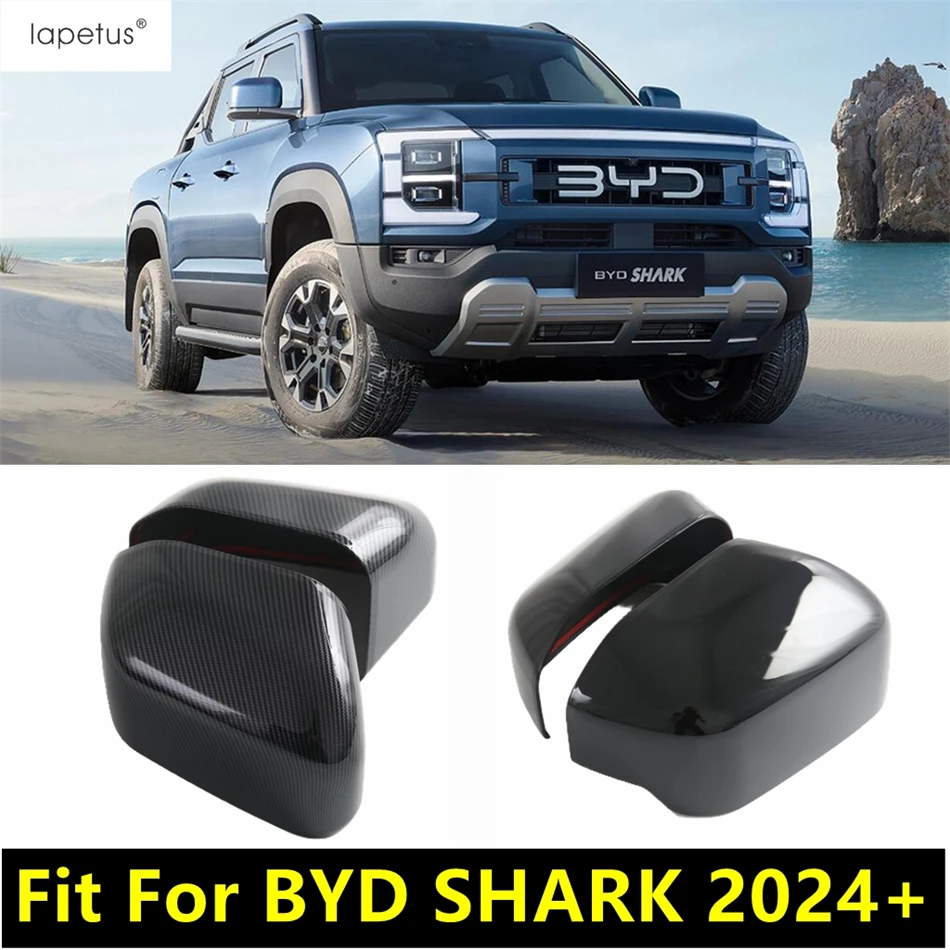 For BYD SHARK 2024 2025 ABS Car Exterior Rearview Side Mirror Cover Wing Cap Door Rear View Trim Black Carbon Fiber Accessories
For BYD SHARK 2024 2025 ABS Car Exterior Rearview Side Mirror Cover Wing Cap Door Rear View Trim Black Carbon Fiber Accessories