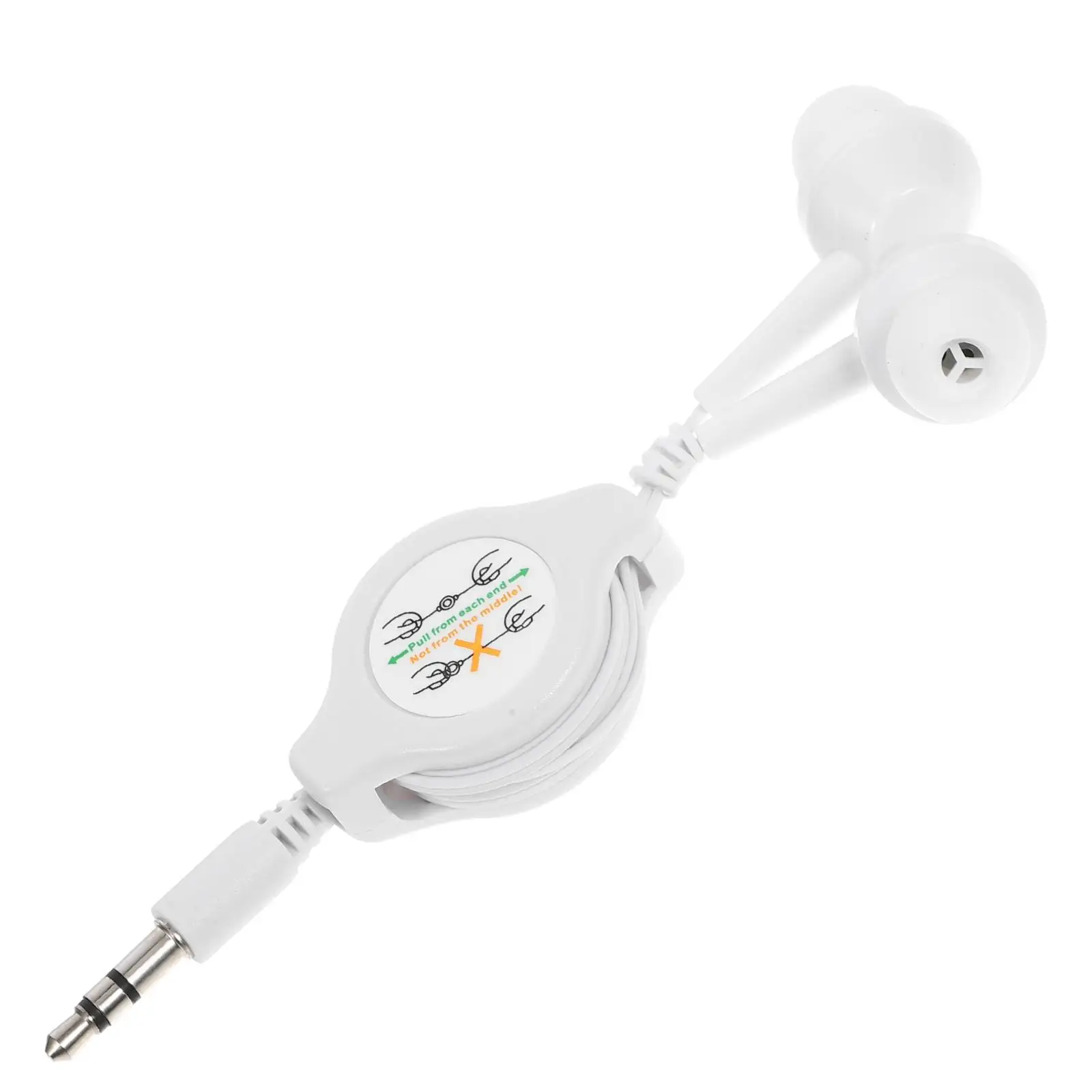 Telescopic Retractable Earbuds with 3.5mm Socket for MP3 Smart Devices Mini In-ear Headphones Comfortable Portable
Telescopic Retractable Earbuds with 3.5mm Socket for MP3 Smart Devices Mini In-ear Headphones Comfortable Portable