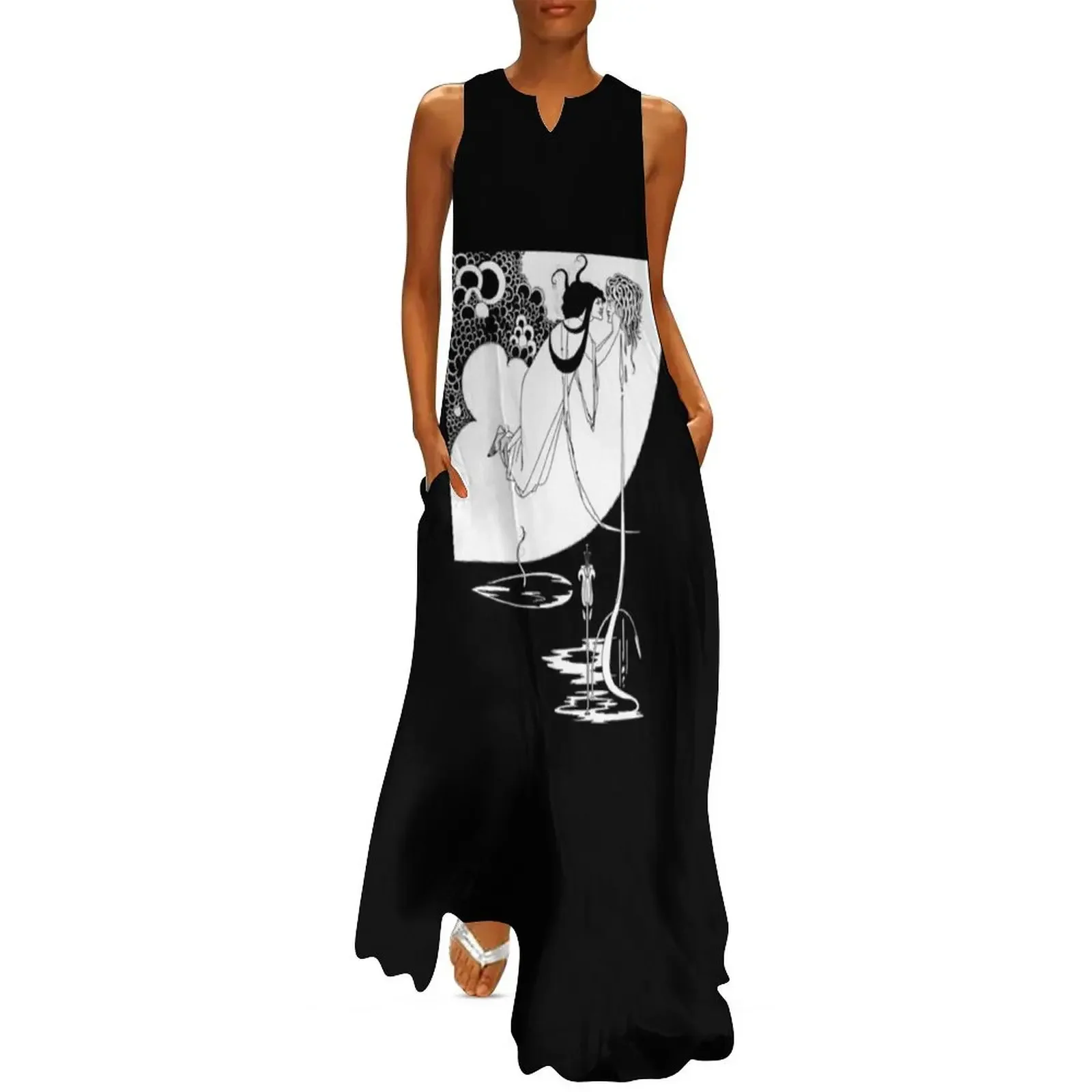 Enhanced Aubrey Beardsley The Climax 1893 on Black Long Dress women formal occasion dresses wedding guest dress 2025 Dress
Enhanced Aubrey Beardsley The Climax 1893 on Black Long Dress women formal occasion dresses wedding guest dress 2025 Dress