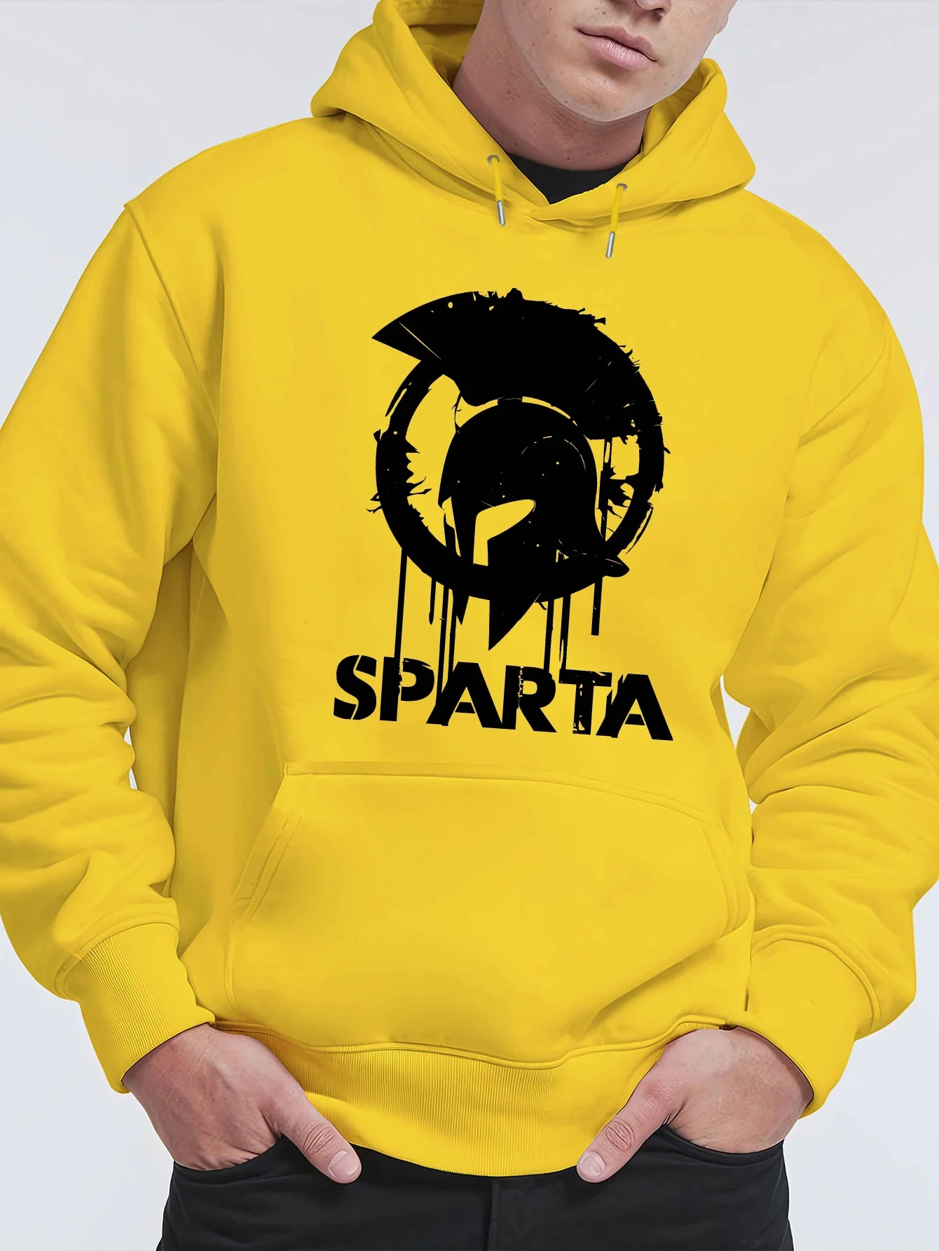 Мужская толстовка с логотипом Spartan Warrior — желтая бархатная толстовка с черным графическим дизайном, повседневная с длинным рукавом
Мужская толстовка с логотипом Spartan Warrior — желтая бархатная толстовка с черным графическим дизайном, повседневная с длинным рукавом