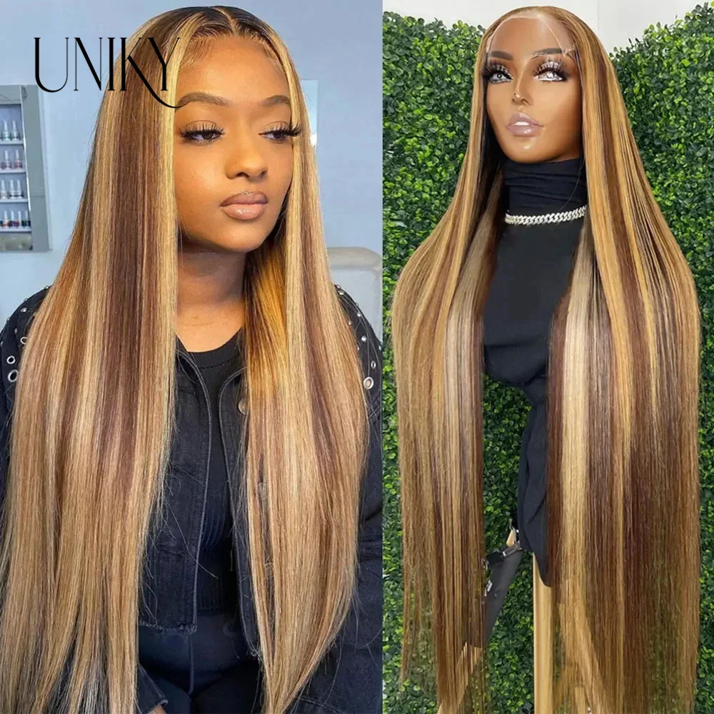 Highlight Brown Straight Lace Front Wig Human Hair Wigs For Women Lace Closure Wig Pre Plucked Honey Blonde Colored Cheap Wigs
Highlight Brown Straight Lace Front Wig Human Hair Wigs For Women Lace Closure Wig Pre Plucked Honey Blonde Colored Cheap Wigs